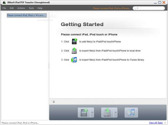 Xilisoft iPad PDF Transfer screenshot