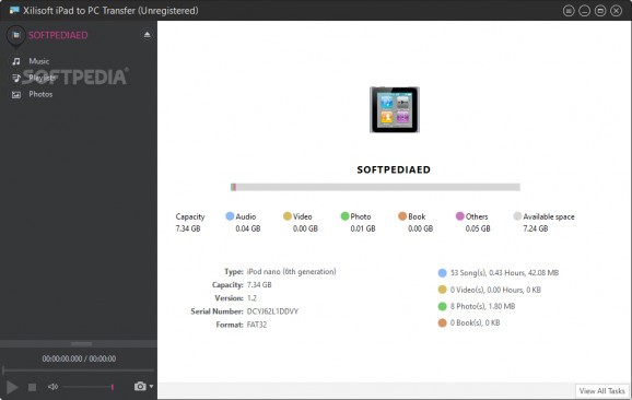 Xilisoft iPad to PC Transfer screenshot