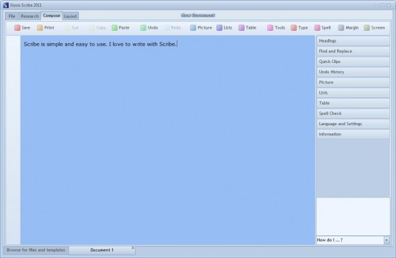 Xiosis Scribe screenshot