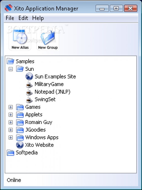 Xito Application Manager screenshot