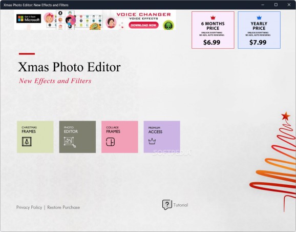 Xmas Photo Editor screenshot