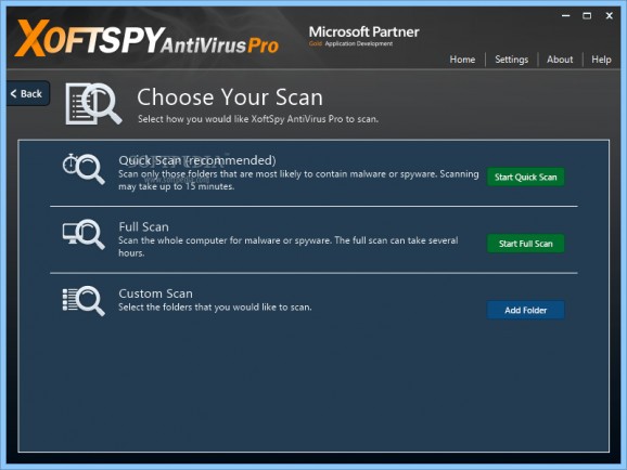 XoftSpy AntiVirus Pro (formerly XoftSpySE) screenshot