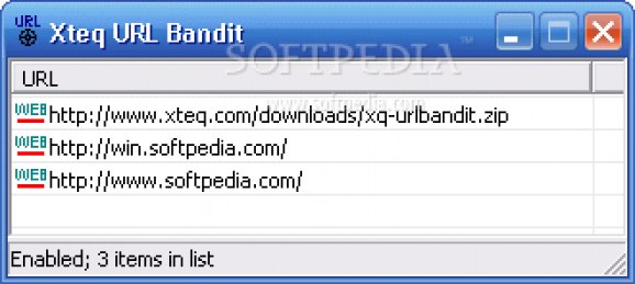 Xteq URL Bandit screenshot