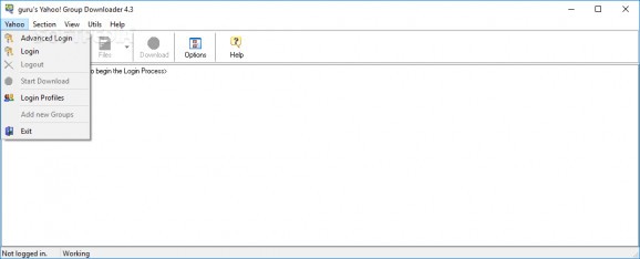 Yahoo Group Downloader screenshot