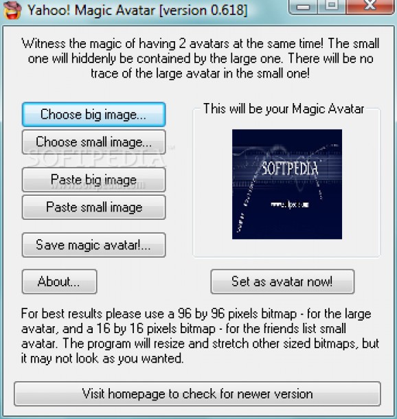Yahoo! Magic Avatar screenshot