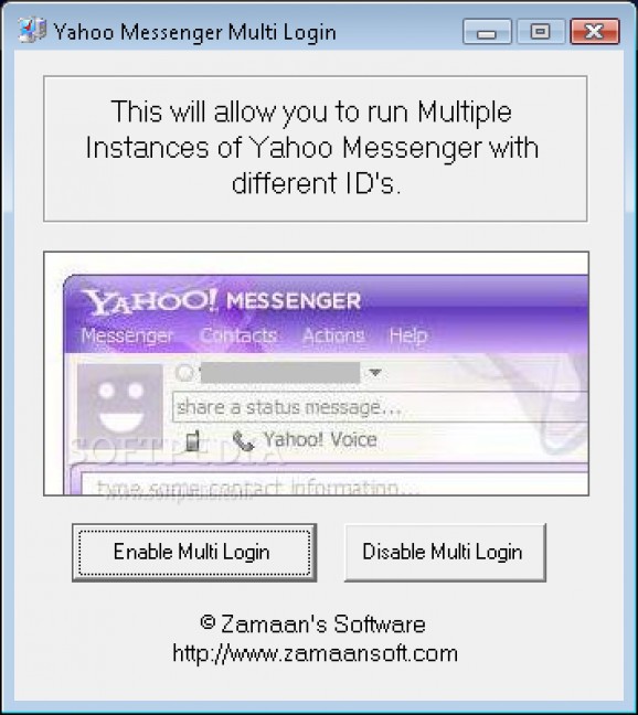 Yahoo Messenger Multi Login screenshot