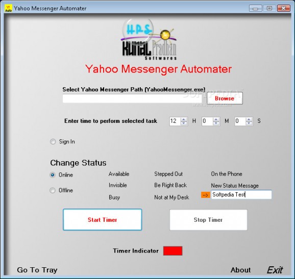 Yahoo Messenger Automater screenshot