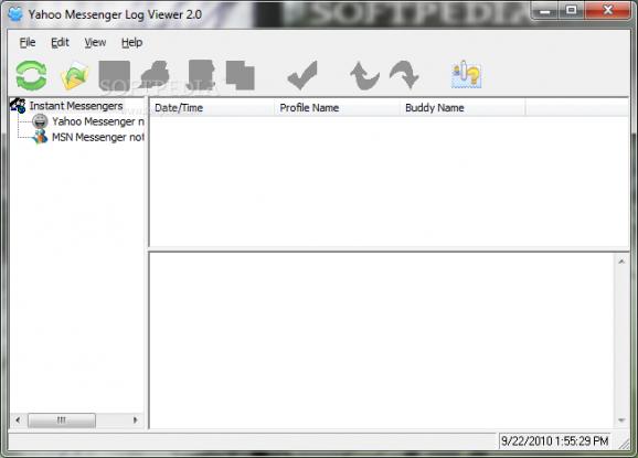 Yahoo Messenger Log Viewer screenshot