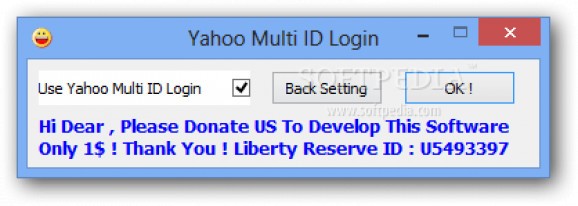 Yahoo Multi ID Login screenshot