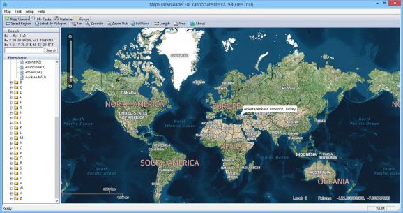 Maps Downloader for Yahoo Satellite (formerly Yahoo Satellite SuperGet) screenshot