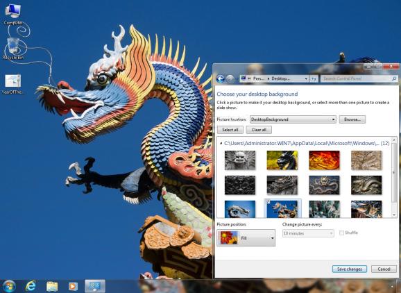 Year of the Dragon Theme screenshot
