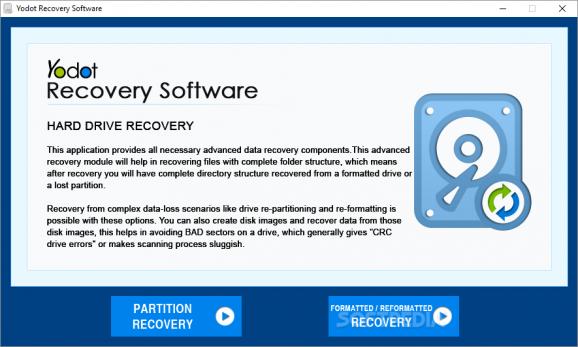 Yodot Hard Drive Recovery Software screenshot