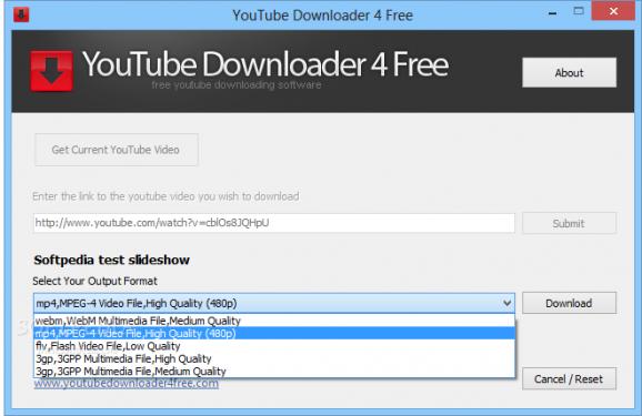 YouTube Downloader 4 Free screenshot