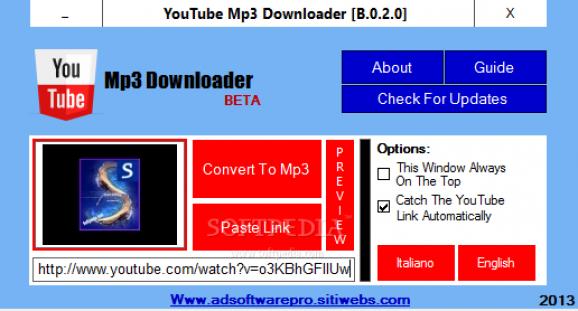 YouTube Mp3 Downloader Portable screenshot