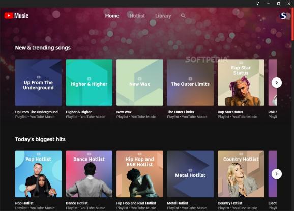 YouTube Music Desktop App screenshot