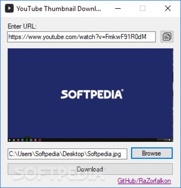 YouTube Thumbnail Downloader screenshot