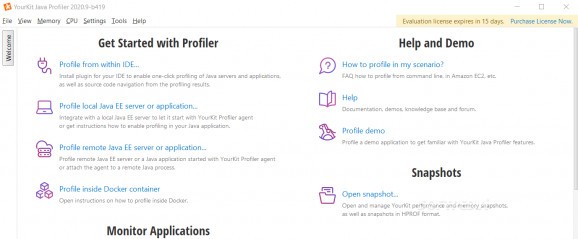 YourKit Profiler screenshot