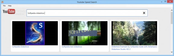 Youtube Speed Search screenshot
