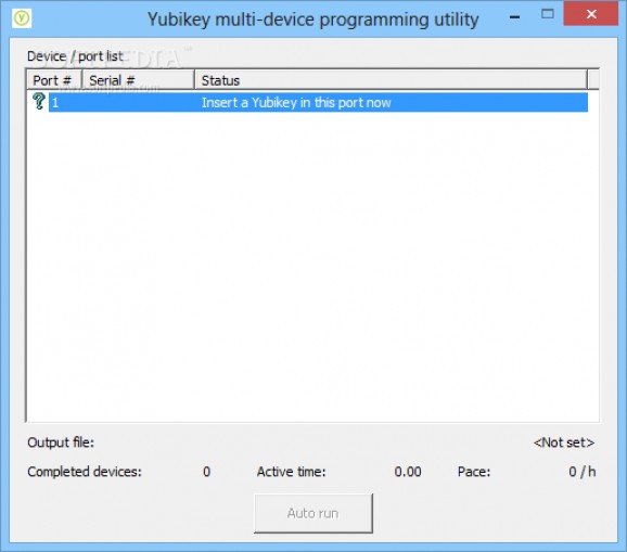 Yubikey multi-device programming utility screenshot
