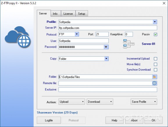 Z-FTPcopy II screenshot