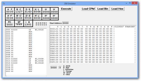 Z80 Emulator screenshot