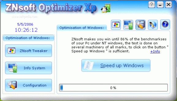 ZNsoft Optimizer Xp screenshot