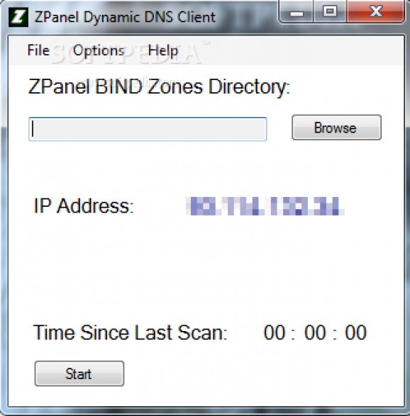 ZPanel Dynamic DNS Client Portable screenshot