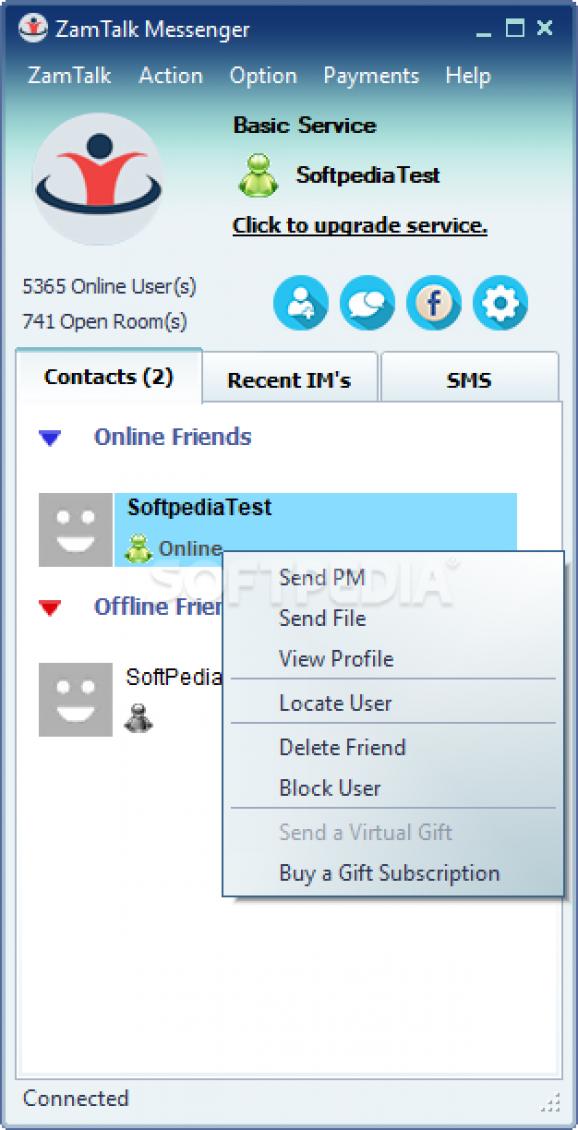 ZamTalk Messenger screenshot