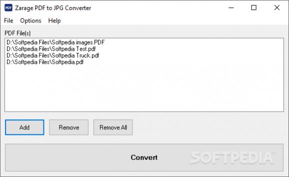 Zarage PDF to JPG Converter screenshot