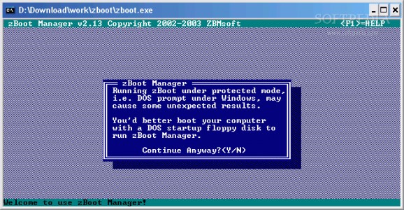 Zboot Manager screenshot