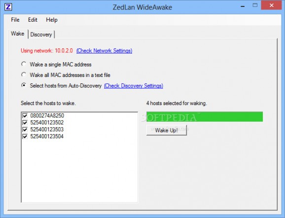 ZedLan WideAwake screenshot