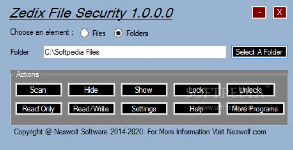 Zedix File Security screenshot