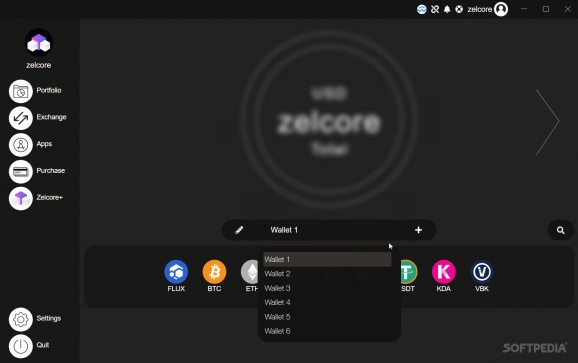 ZelCore screenshot