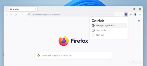 ZenHub for Firefox screenshot