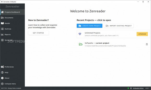 Zenreader screenshot