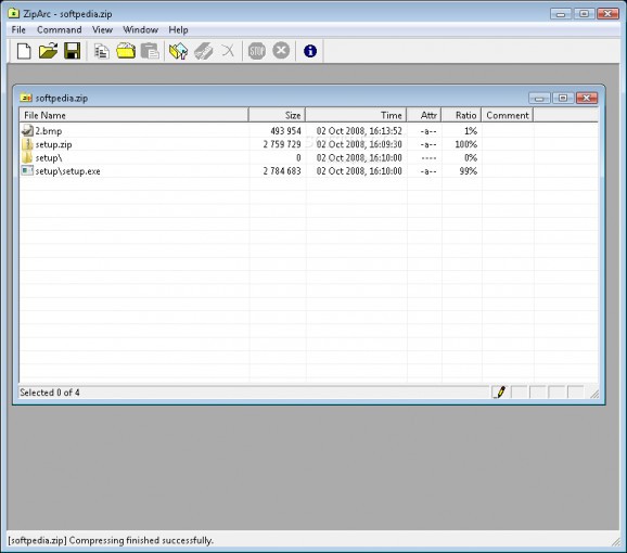 ZipArchive Library screenshot