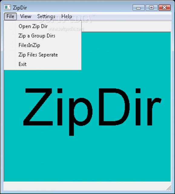 ZipDir screenshot