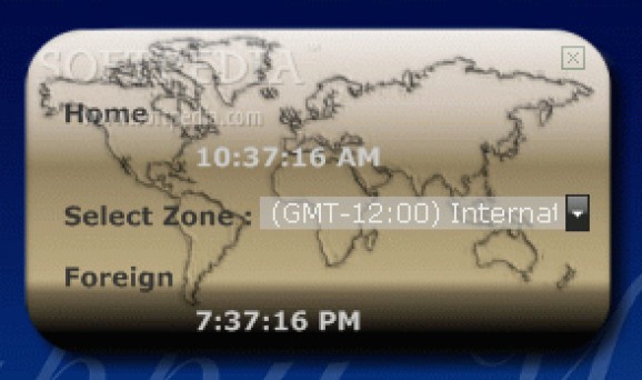 Zonal Clock screenshot