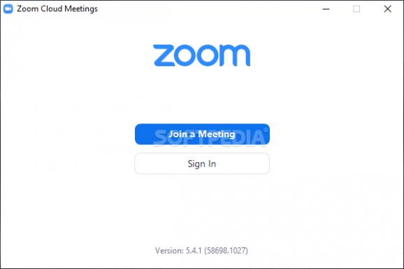 Zoom Client screenshot