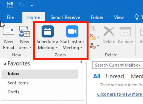 Zoom Plugin for Microsoft Outlook screenshot