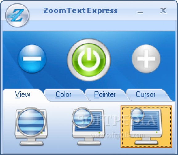 ZoomText Express screenshot