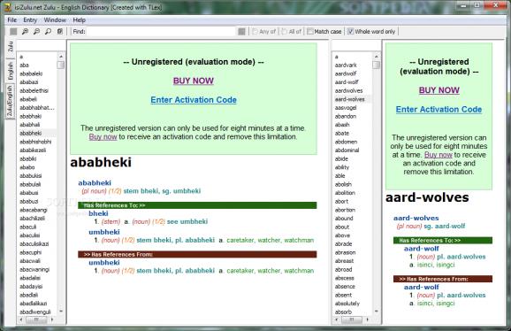 Zulu - English Dictionary screenshot
