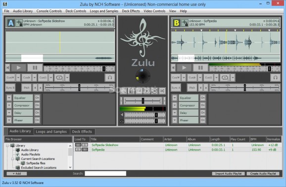 Zulu DJ Mixing Software screenshot