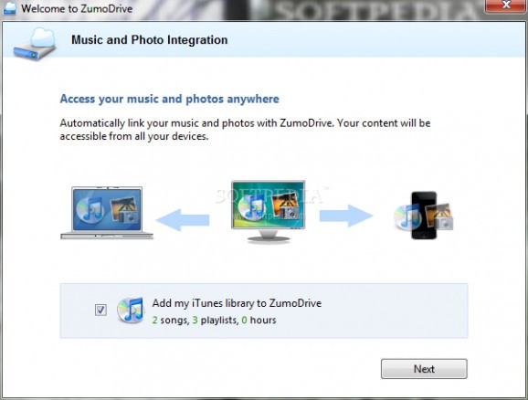 ZumoDrive screenshot