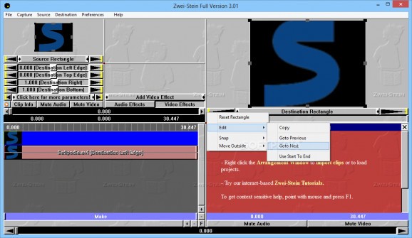Zwei-Stein Video Editor screenshot