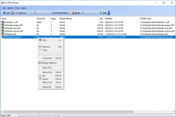 A-PDF Merger screenshot