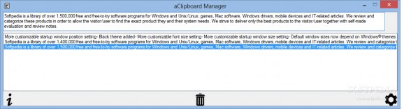 aClipboard Manager screenshot