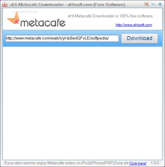 aHi Metacafe Downloader screenshot