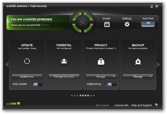 acdONE Antivirus + Total Security screenshot