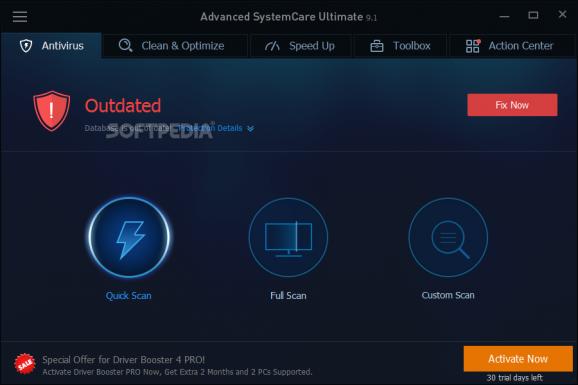 Advanced SystemCare Ultimate Offline Database screenshot